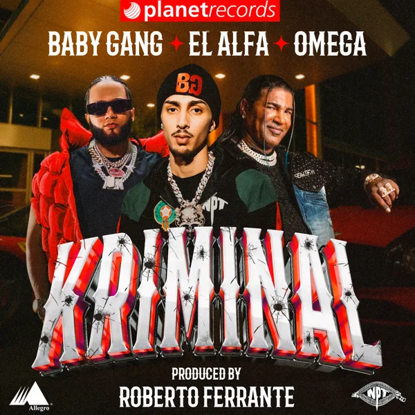 Cover art for Kriminal (Prod. By Roberto Ferrante) — Baby Gang, El Alfa, Omega & Roberto Ferrante